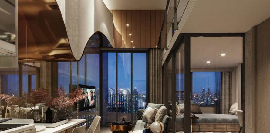 Condominio de 2 dormitorios en Bangkok, Tailandia en The Rich Ekkamai № 19655