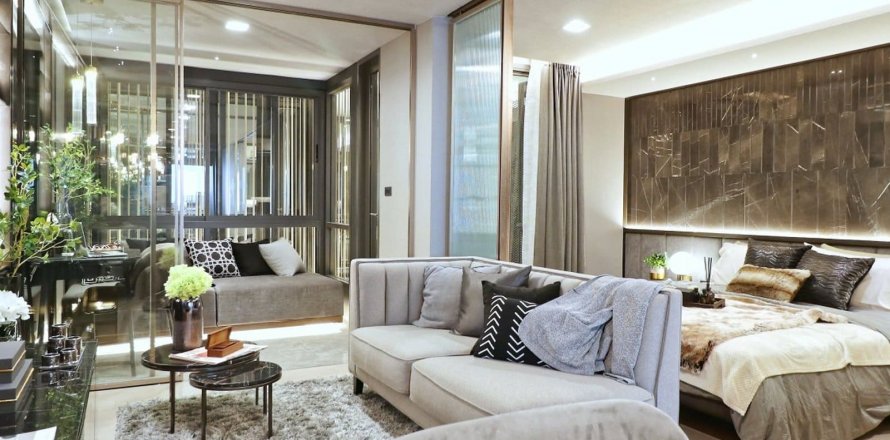 Condominio de 1 dormitorio en Bangkok, Tailandia en Walden Sukhumvit 39 № 19664