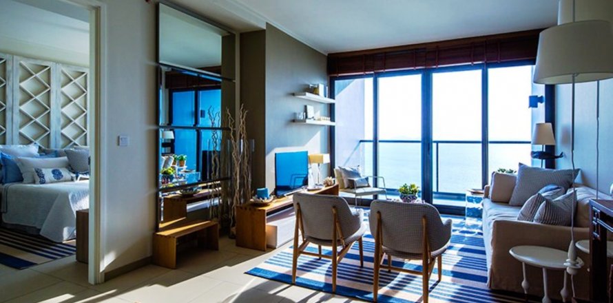 Estudio en el condominio en Pattaya, Tailandia en Zire Wongamat № 25392