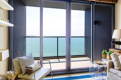 Estudio en el condominio en Pattaya, Tailandia en Zire Wongamat  № 25394