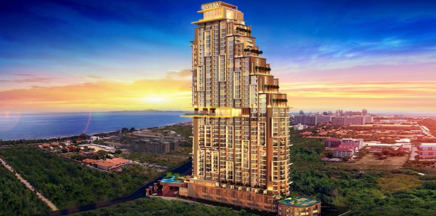 Sobre plano The Riviera Ocean Drive en Pattaya, Tailandia № 25250