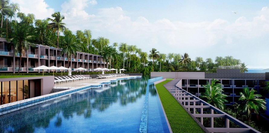 Condominio de 1 dormitorio en Phuket, Tailandia en Oceana Surin № 3343