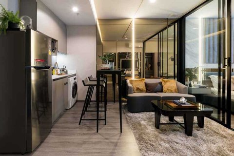 Condominio de 1 dormitorio en Bangkok, Tailandia en Ideo Mobi Rangnam  № 26028