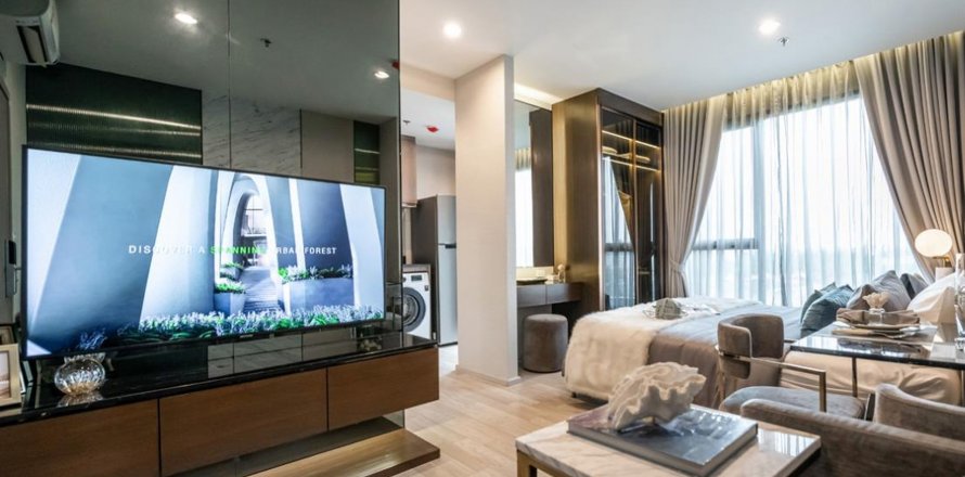 Condominio de 1 dormitorio en Bangkok, Tailandia en Ideo Mobi Sukhumvit Eastpoint  № 25187