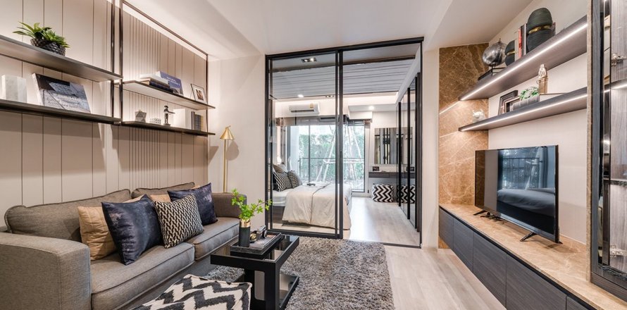 Condominio de 1 dormitorio en Bangkok, Tailandia en IDEO RATCHADA-SUTTHISAN № 25325