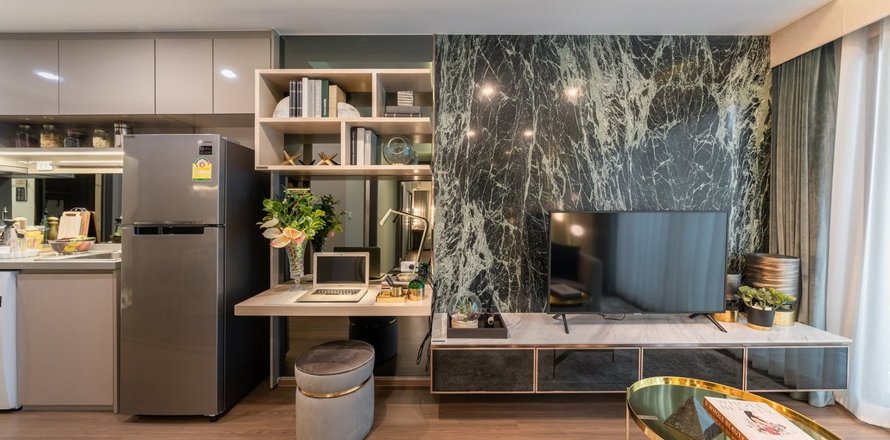 Condominio de 2 dormitorios en Bangkok, Tailandia en IDEO RATCHADA-SUTTHISAN № 25332