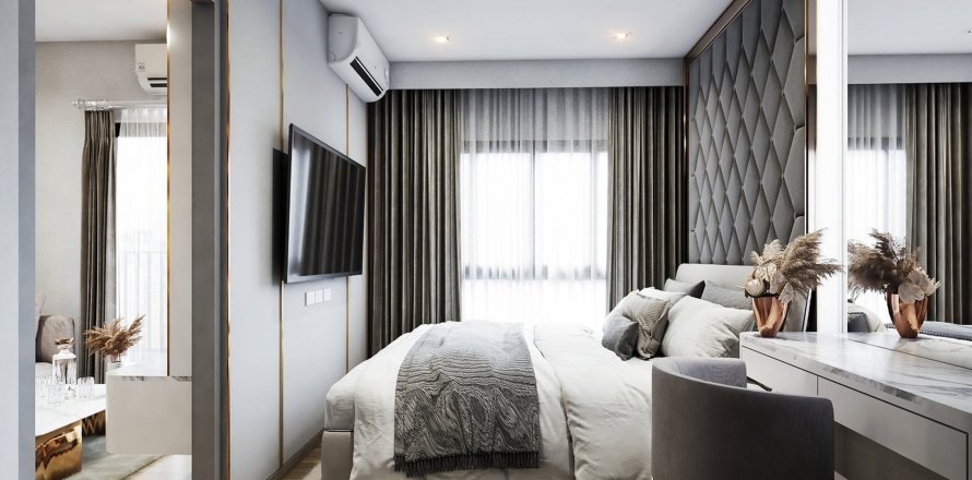 Condominio de 1 dormitorio en Bangkok, Tailandia en THE PARKLAND CHARAN – PINKLAO  № 25888