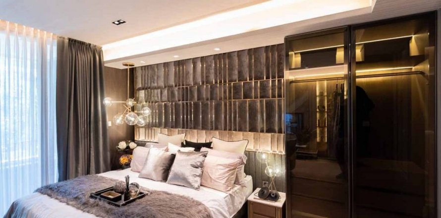 Condominio de 1 dormitorio en Bangkok, Tailandia en WALDEN THONGLOR 13 № 25304