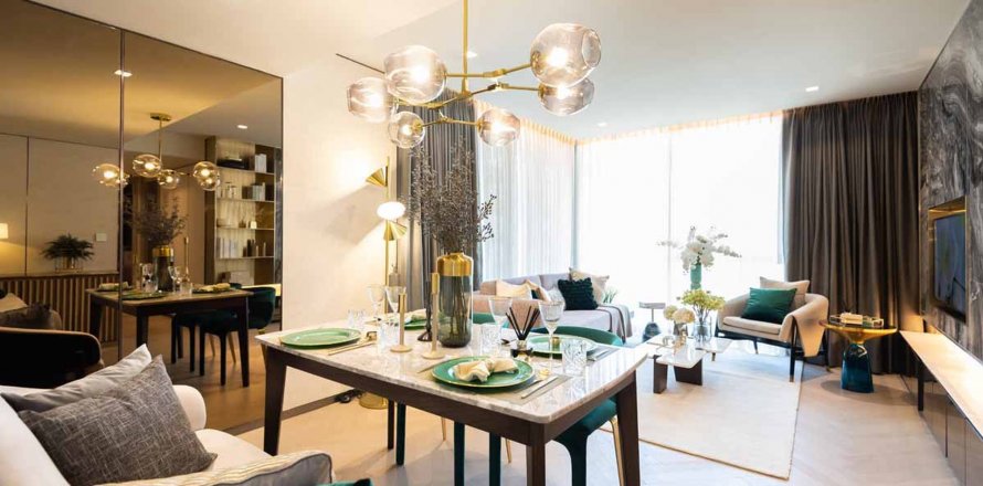 Condominio de 1 dormitorio en Bangkok, Tailandia en WALDEN THONGLOR 13  № 25307
