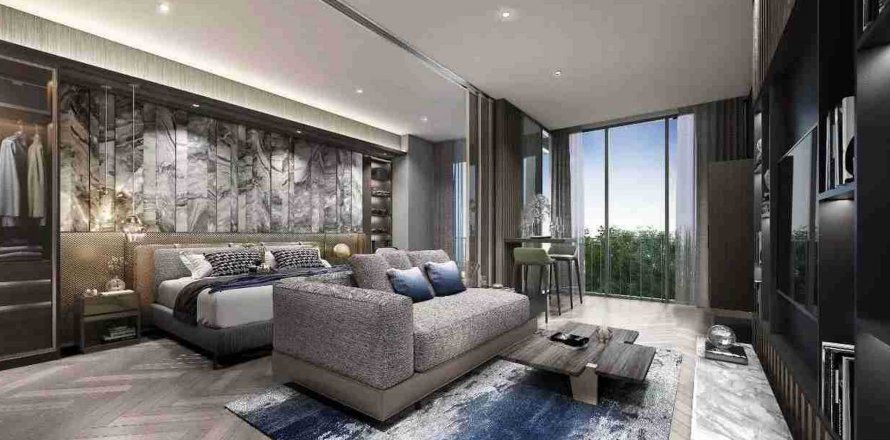 Condominio de 2 dormitorios en Bangkok, Tailandia en WALDEN THONGLOR 13 № 25312