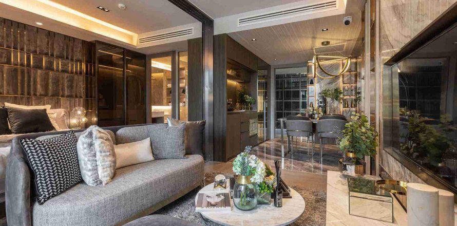 Condominio de 1 dormitorio en Bangkok, Tailandia en WALDEN THONGLOR 8 № 25298