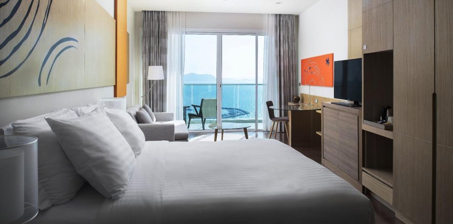Condominio de 1 dormitorio en Sattahip, Tailandia en Movenpick White Sand Beach № 27690