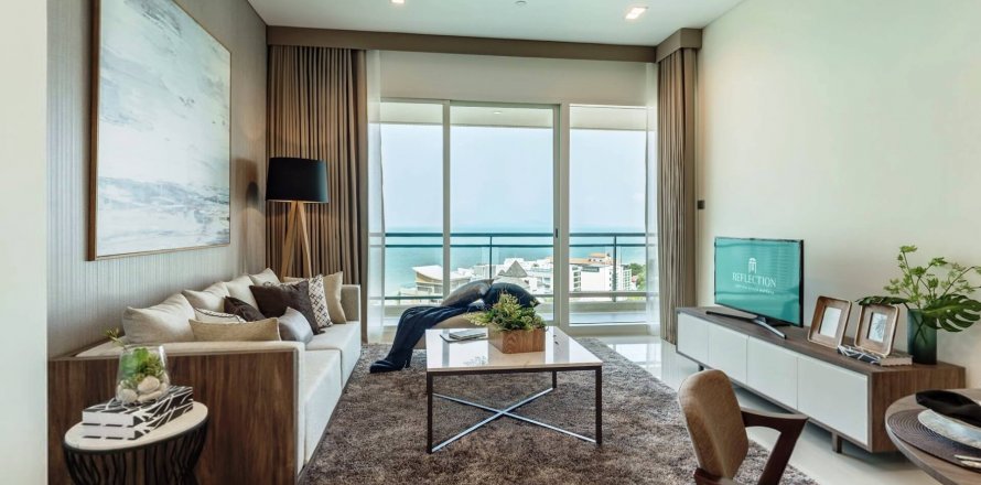 Condominio de 1 dormitorio en Pattaya, Tailandia en Reflection Jomtien Beach  № 27758