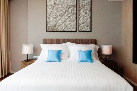Condominio de 1 dormitorio en Sattahip, Tailandia en Movenpick White Sand Beach  № 27691