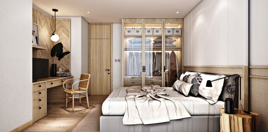 Condominio de 1 dormitorio en Sattahip, Tailandia en Ocean Portofino № 28492