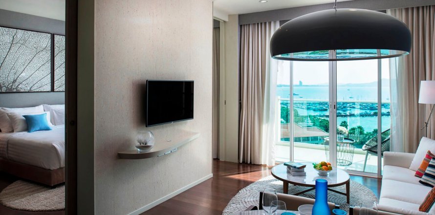 Condominio de 4 dormitorios en Sattahip, Tailandia en Movenpick White Sand Beach № 27700