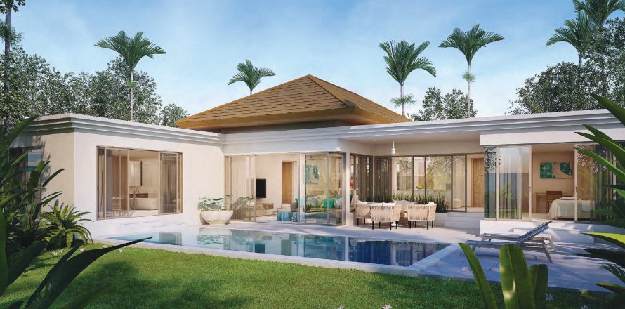 Chalet de 4 dormitorios en Trichada Breeze, Phuket, Tailandia № 33981