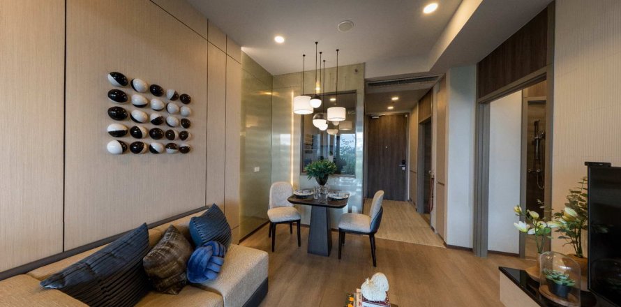 Condominio de 1 dormitorio en Samut Prakan, Tailandia en Whizdom the Forestias  № 28048