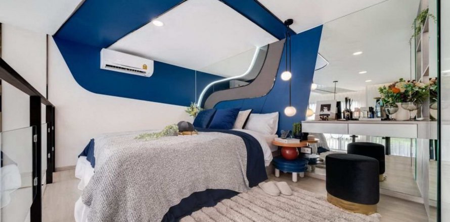 Dúplex de 1 dormitorio en Origin Plug & Play Sirindhorn Station, Bangkok, Tailandia № 28137