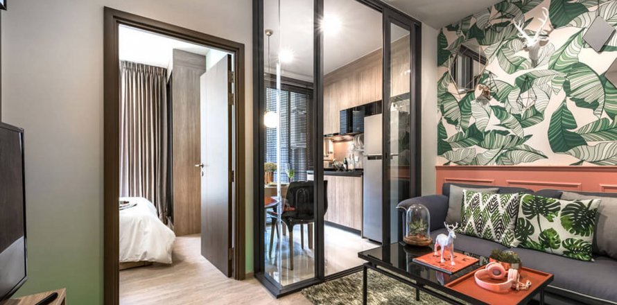 Condominio de 2 dormitorios en Bangkok, Tailandia en THE LINE Wongsawang № 27718