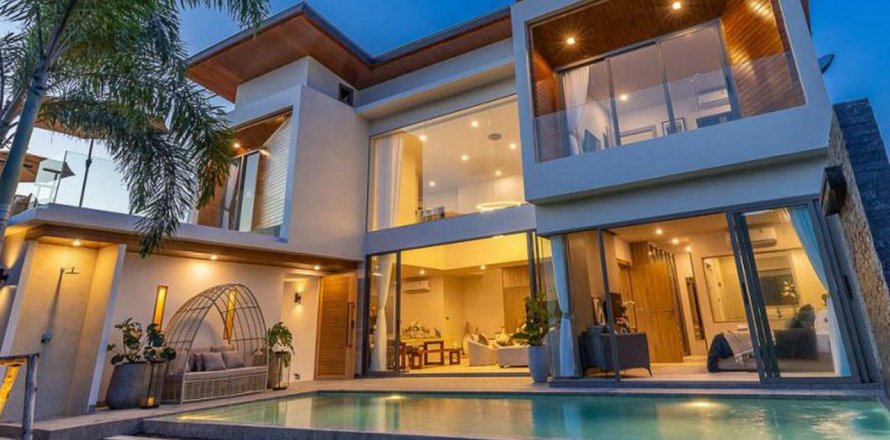 Chalet de 3 dormitorios en Zenithy Pool Villas, Phuket, Tailandia № 28301