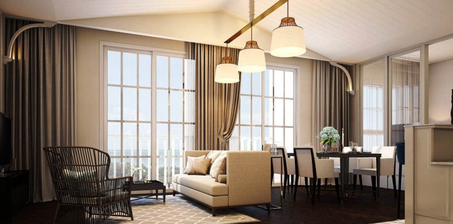 Condominio de 1 dormitorio en Sattahip, Tailandia en Grand Florida № 33714