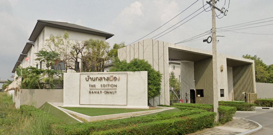 Sobre plano Baan Klang Muang Rama 9 - Onnut en Bangkok, Tailandia № 34120