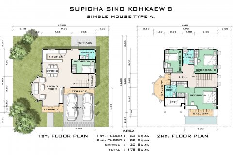 Sobre plano Supicha Sino Kohkaew 8 en Phuket, Tailandia № 33975 - foto 19