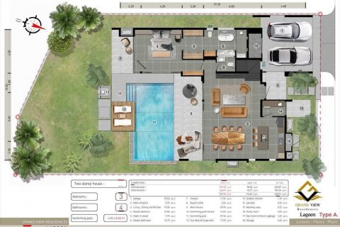 Sobre plano Grand View Residences Lagoon en Phuket, Tailandia № 43464 - foto 9