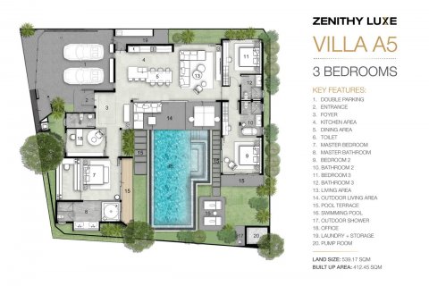 Sobre plano Zenithy Luxe Villas en Phuket, Tailandia № 44597 - foto 15