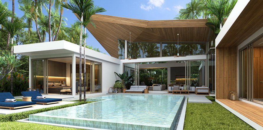 Chalet de 3 dormitorios en Zenithy Luxe Villas, Phuket, Tailandia № 44621