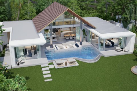 Chalet de 3 dormitorios en Louvre Villa, Phuket, Tailandia № 44420