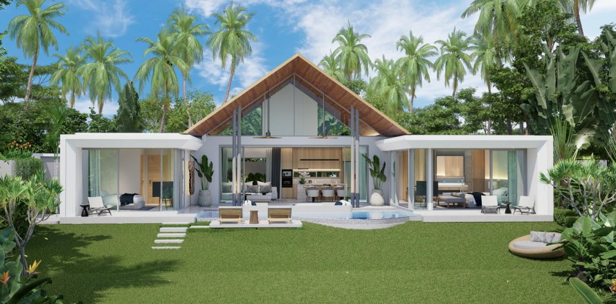 Chalet de 3 dormitorios en Louvre Villa, Phuket, Tailandia № 44422
