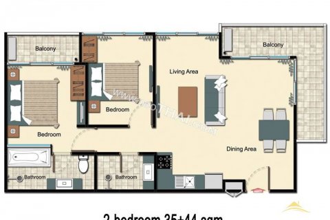 Condominio de 2 dormitorios en Pattaya, Tailandia № 45232 - foto 21