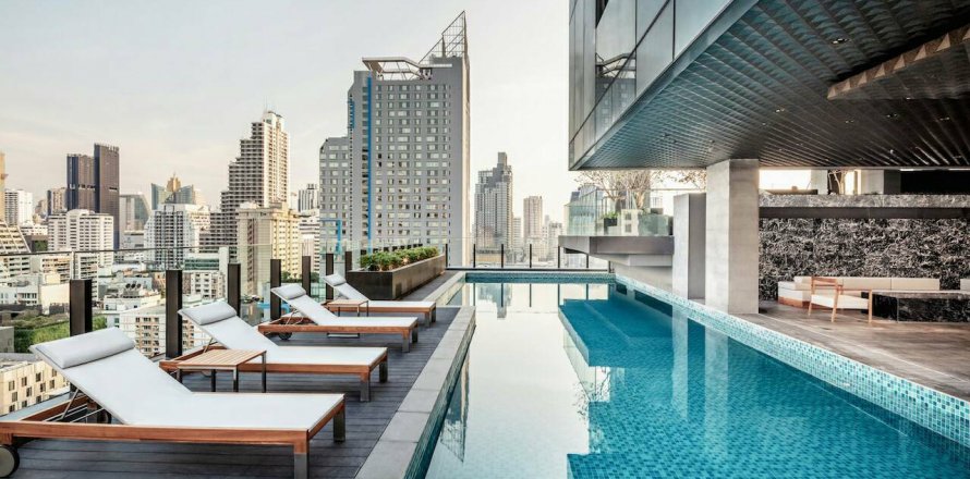 Condominio de 1 dormitorio en Bangkok, Tailandia № 45386