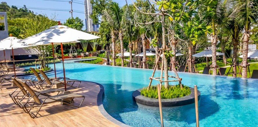 Condominio de 2 dormitorios en Pattaya, Tailandia № 44885