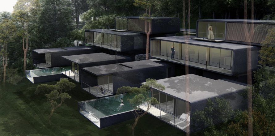 Casa de 5 dormitorios en Khram Chalong, Phuket, Tailandia № 46365