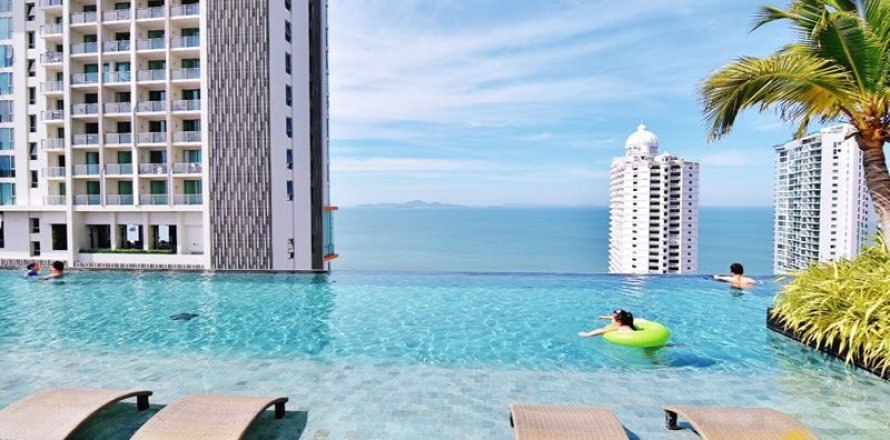 Condominio de 1 dormitorio en Pattaya, Tailandia en The Riviera Wongamat Beach № 45567