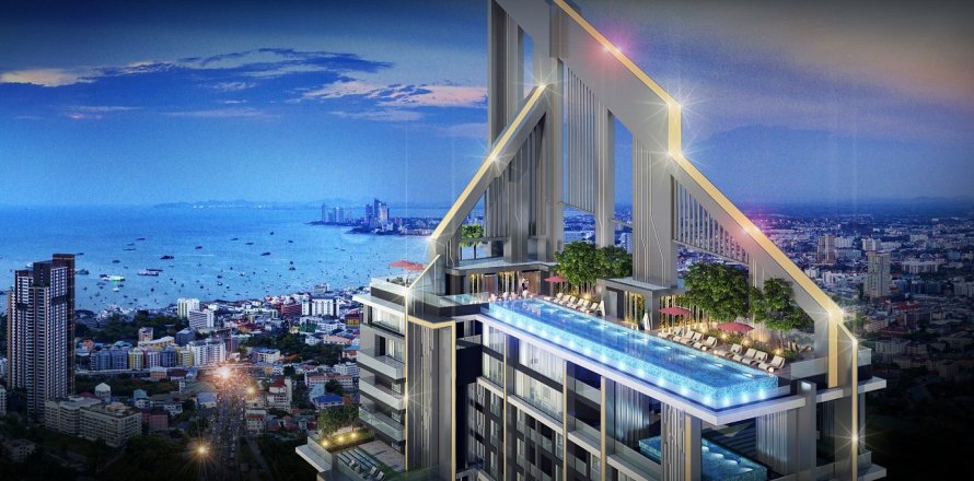 Condo à Chon Buri, Thaïlande, 1 chambre à Grand Solaire Pattaya  № 5966