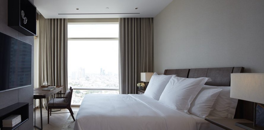 Condo à Bangkok, Thaïlande, 2 chambres à Four Seasons Private Residences  № 6750