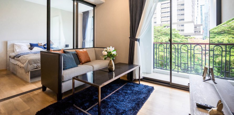 Condo à Bangkok, Thaïlande, 1 chambre à Na Vara Residence  № 9404