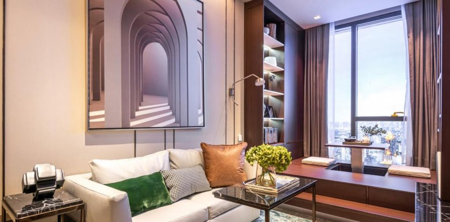 Condo à Bangkok, Thaïlande, 2 chambres à CLOUD RESIDENCES SKV23  № 10013