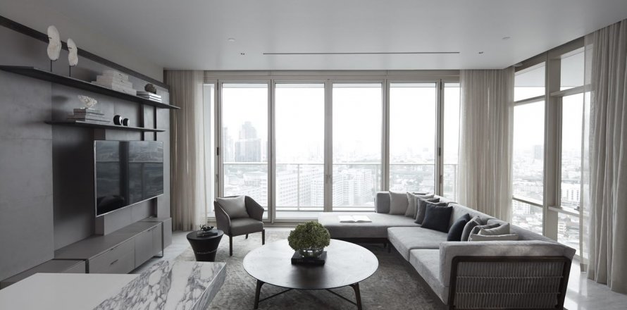 Condo à Bangkok, Thaïlande, 1 chambre à Four Seasons Private Residences  № 6746