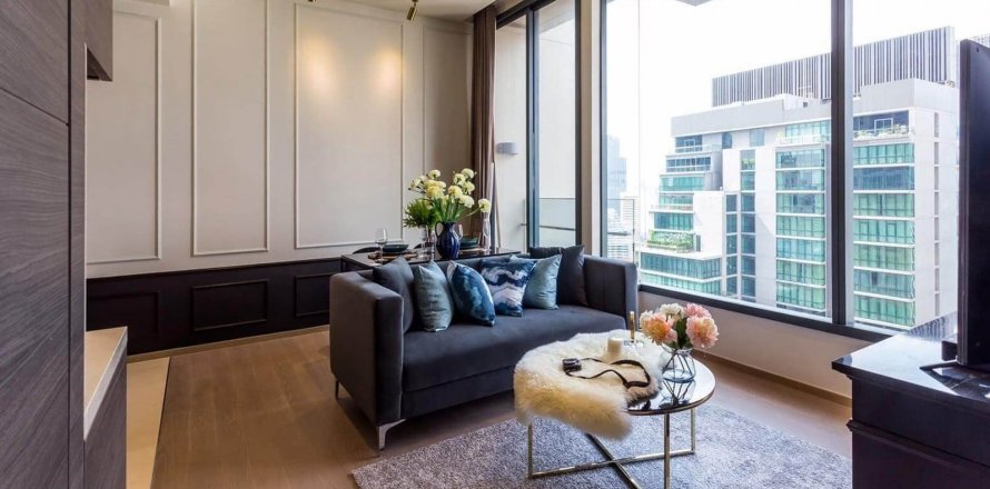 Condo à Bangkok, Thaïlande, 1 chambre à THE ESSE ASOKE  № 9916