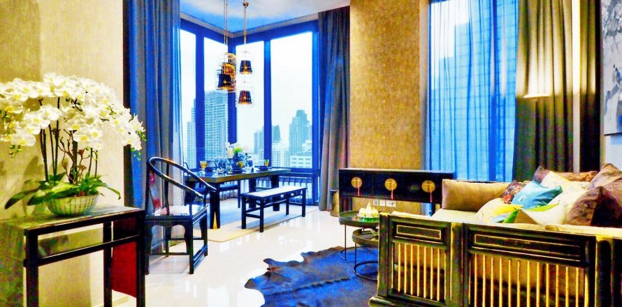 Condo à Bangkok, Thaïlande, 2 chambres  № 13608