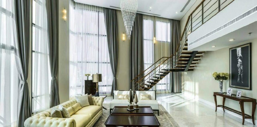 Condo à Bangkok, Thaïlande, 4 chambres  № 14097