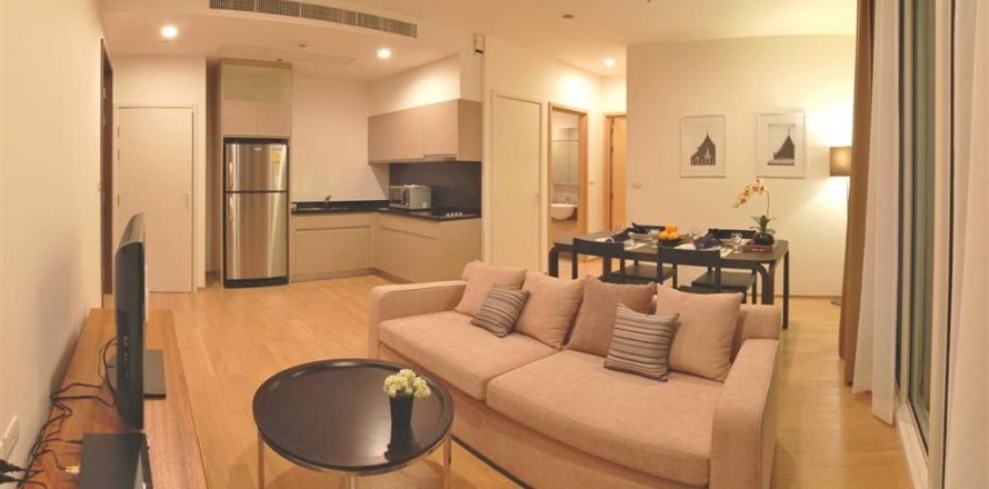 Condo à Bangkok, Thaïlande, 2 chambres  № 14596