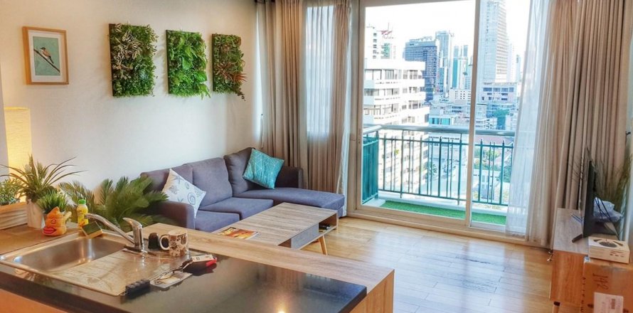 Condo à Bangkok, Thaïlande, 1 chambre  № 12880