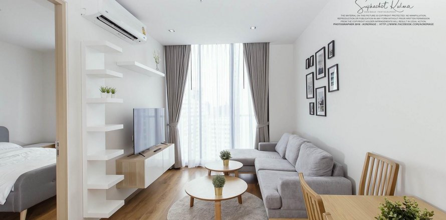 Condo à Bangkok, Thaïlande, 1 chambre  № 14039