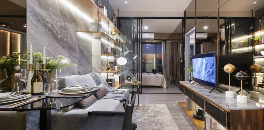 Condo à Bangkok, Thaïlande, 3 chambres à IDEO MOBI RAMA 4  № 10850